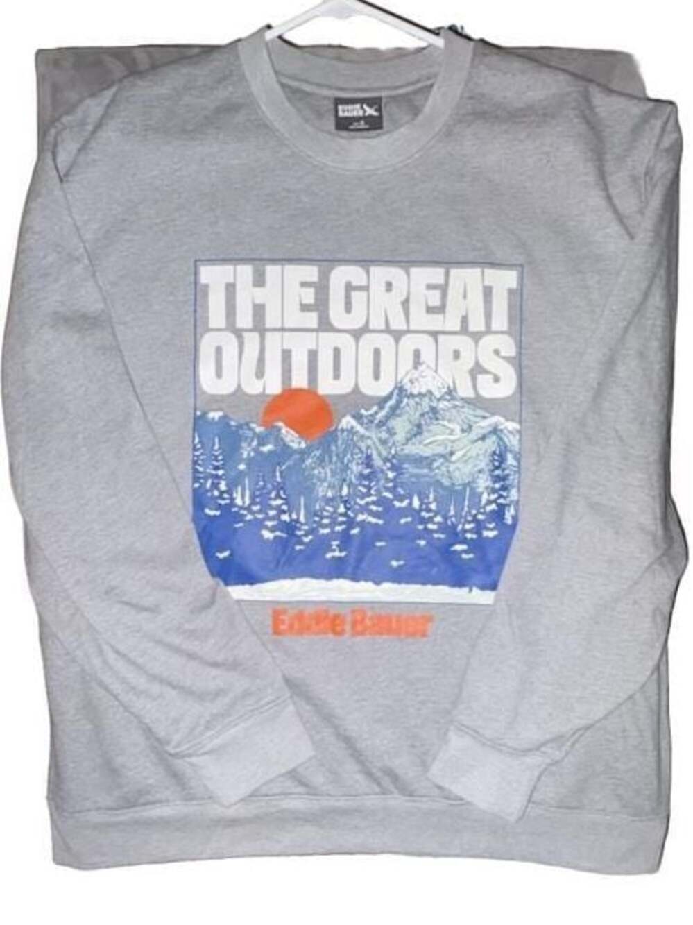 Eddie Bauer "The Great Outdoors" XL Big graphic sweatshirt